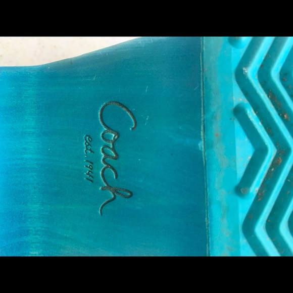 Authentic Coach Women’s Multi Colored Leather Jessi Pop Clogs Shoes 9 - Picture 7 of 9